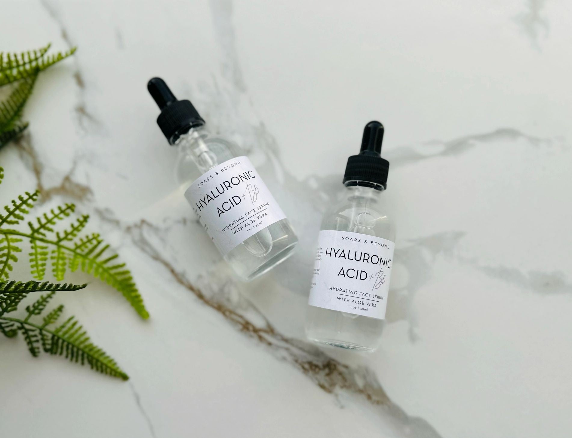 Soaps & Beyond Hyaluronic Acid, B5 and Aloe Vera Serum | Hoot and Howl